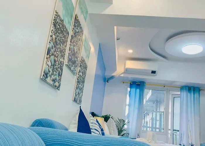 Ocean Theme Navy Blue Deluxe With Ps4 And Balcony Overlooking Bay And Zoo Near Yacht Club And Star Hotel 5*