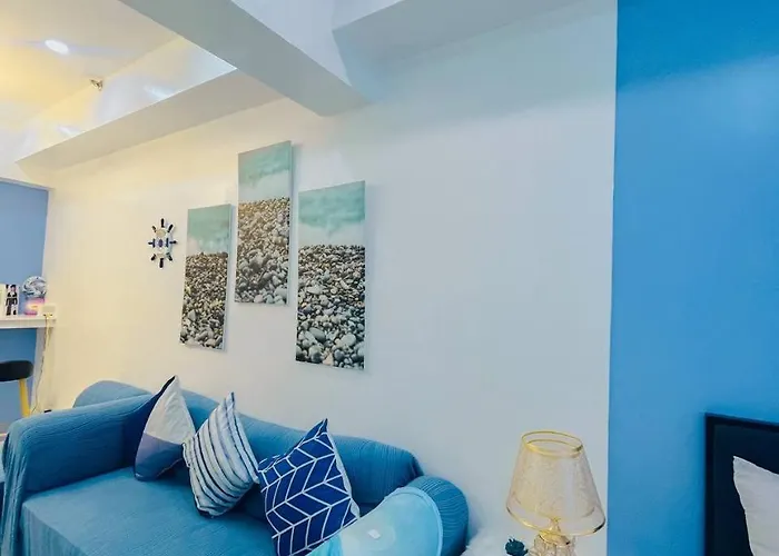 Ocean Theme Navy Blue Deluxe With Ps4 And Balcony Overlooking Bay And Zoo Near Yacht Club And Star Hotel 5*