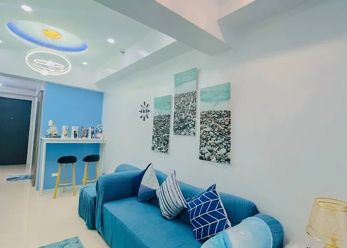 Hotel Ocean Theme Navy Blue Deluxe With Ps4 And Balcony Overlooking Bay And Zoo Near Yacht Club And Star