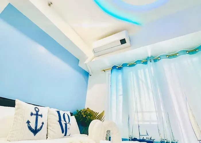 Ocean Theme Navy Blue Deluxe With Ps4 And Balcony Overlooking Bay And Zoo Near Yacht Club And Star